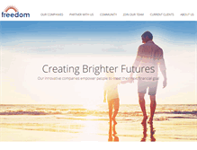 Tablet Screenshot of freedomfinancialnetwork.com